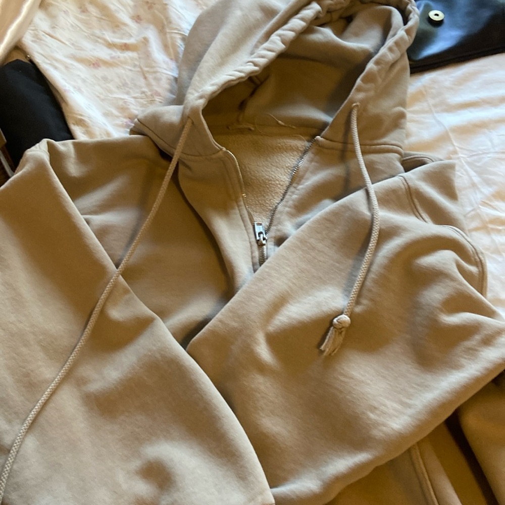 Sandy Brown brandy mellvile zip up